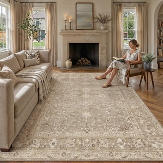 Mohawk Home Amos Woven Indoor Polyester Area Rug, Lagoon, 8' x 11