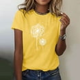 thumbnail image 5 of Blouses pour Femmes, Blouse à Manches Courtes Imprimée Mode pour Femmes, T-Shirt Amusant à Col Rond, 5 of 5