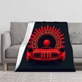 thumbnail image 2 of Cozy Flannel Blanket - Soft Warm Durable with Stylish Pattern Perfect for Sofa Travel Bed and Chair, 2 of 7
