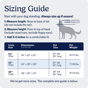 MidWest Homes for Pets 42-Inch Two-Door iCrate Folding Dog Crate with Divider Panel, Leak-Proof Tray & Secure Latches – Metal Wire Kennel for Large Breeds – Portable, Durable & Easy to Assemble