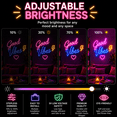 thumbnail image 5 of Custom Name Neon Sign, Personalized LED Light Up Sign with Name, Text or Logo Customizable Neon Wall Decor for Wedding Birthday Bar Salon Beauty Room or Business Decoration, 5 of 7