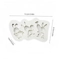 thumbnail image 3 of Easter Egg Silicone Bunny Silicon Molds for Chocolate Egg Shaped Mold Baking Pan Resin Cake Chocolate Mold Silicone Candy Pan for Easter Party, 3 of 6