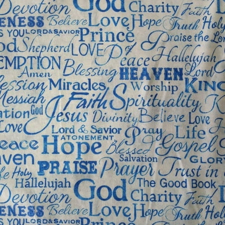 

Handmade Placemat or Table Runner Faith Hallelujah