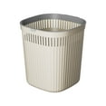 thumbnail image 2 of Vxdvou Plastic Thickened Garbage Bin, Large Capacity Uncovered Trash Bin for Kitchen, Bathroom, and Bedroom, Space-Saving Design with Strong Pressure Resistance, 27x23.5x23.5cm for Easy Use, 2 of 6
