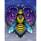 thumbnail image 1 of Pintura de diamante (DE6440) 5D DIY Dibujo de abeja cuidadora cuadrada 50x70cm Púrpura Hugtrwg Para estrenar, 1 of 1