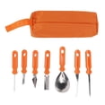 thumbnail image 2 of Pumpkin Carving Tools, Pumpkin Carving Needle DIY Exquisite Workmanship Stainless Steel Handmade Portable With Storage Bag For House, 2 of 8