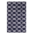 thumbnail image 1 of Hand-Tufted Wool Navy Traditional Trellis Moroccan Rug, Made in India, 1 of 5