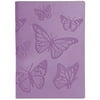 PURPLE BUTTERFLIES Leather-like 6x8 Journal from the Eccolo trade STYLE Collection
