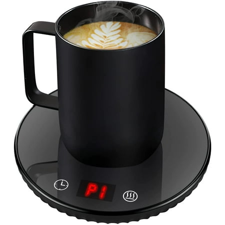 

Coffee Mug Warmer Automatic Temperature Control Electric Cup Warmer Auto Off Desktop Mug Heating Pad for Cocoa Electric Beverage Warmer Tea Milk