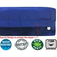 thumbnail image 6 of Dogbed4less Jumbo Orthopedic Memory Foam Pet Bed, Waterproof Nylon Cover, Blue, 6 of 9