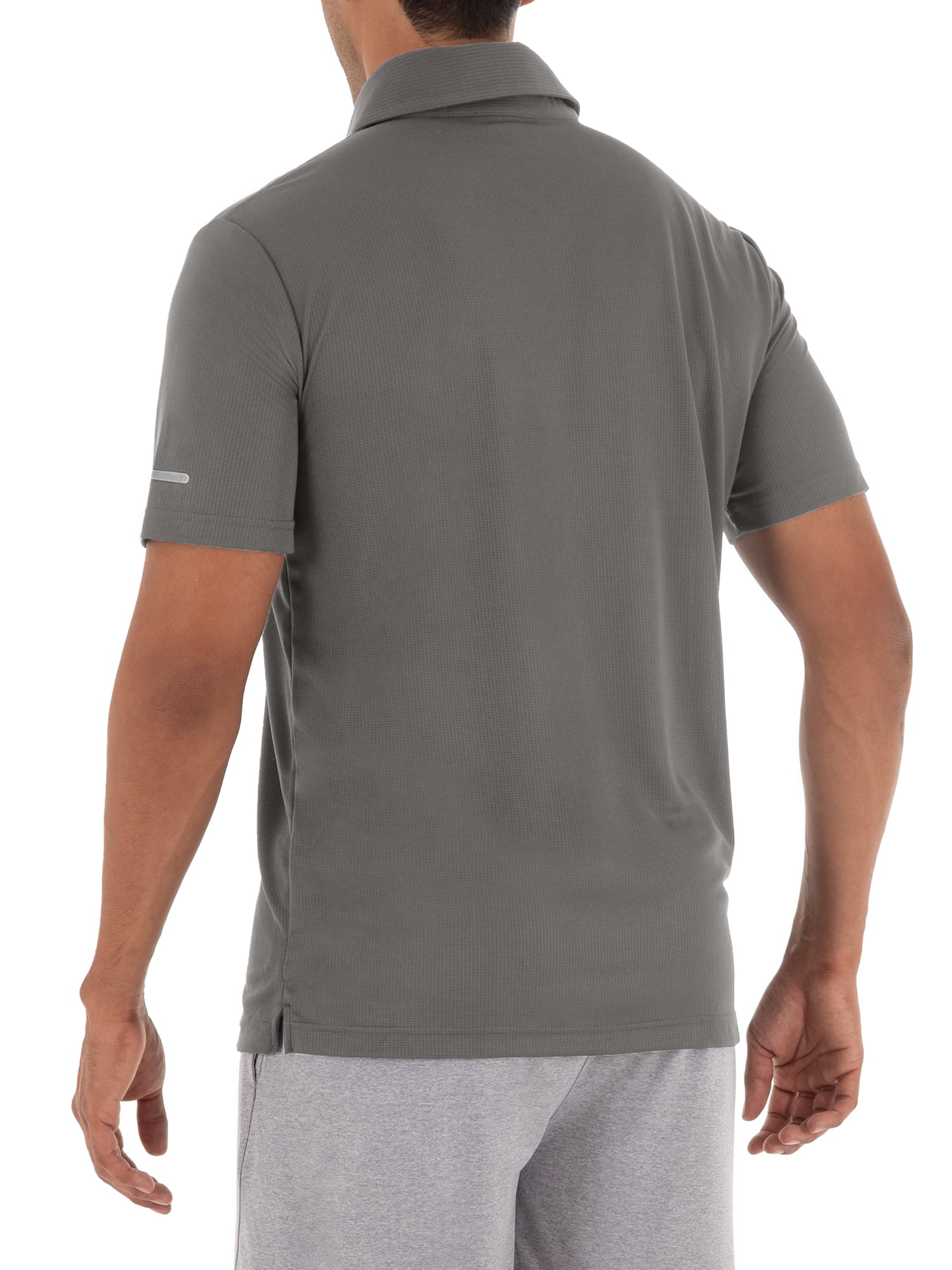 Athletic Works Men's and Big Men's Quick Dry Polo, up to 3XL