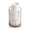 1 Pack Silvery, variant on Bathroom Cup Dispenser with Acacia Wood Stand