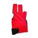 thumbnail image 1 of Guante de billar de tres dedos, antideslizante, para entrenamiento en gimnasio. Rojo, 1 of 9
