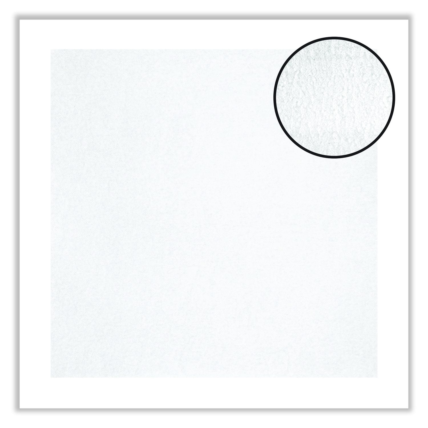 Hoffmaster® Linen-Like Natural Flat Pack Napkin, 16 x 16, White, 1,200/Carton