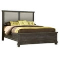 thumbnail image 2 of Yanez Industrial Queen Fabric Bed in Charcoal - Solid Wood, 2 of 2