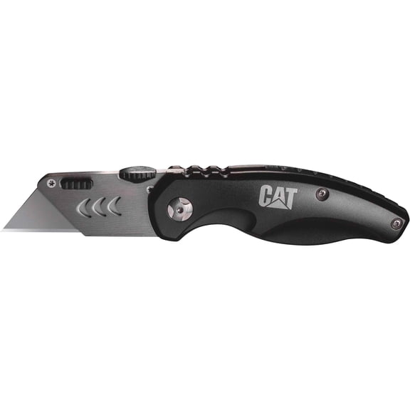 Cat Folding Utility Knife with Quick Blade Change - 980018