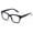 Black, variant on Newbee Fashion - Clear Frames Nerd Geek Squared Simple Fashion Clear Glasses