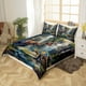 thumbnail image 3 of Juego de Funda Nórdica King Size,Árboles de pino de montaña Waterfall Bedding Set,Niños Niñas, 3 of 6