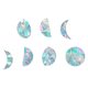 thumbnail image 2 of Película para Ventana, Protección Transparente para Pájaros, s de , Mariposas, s Estáticas, Película para Puerta de Tinta - 7pcs luna 7 piezas Luna Baoblaze etiqueta de la ventana, 2 of 7