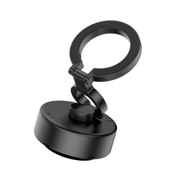 Magnetic Phone Holder Bracket Stand Holder for Car 360 Degree Rotatable Cellphone Mount with Strong Magnets Space Saving Silver