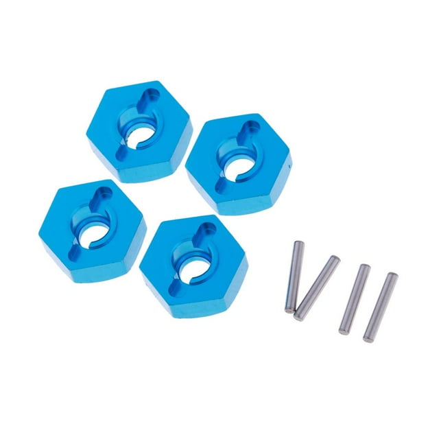4pcs Roue Hexagonale Hexagonale Adaptateur pour Wltoys 12428 1:03 Remplacements