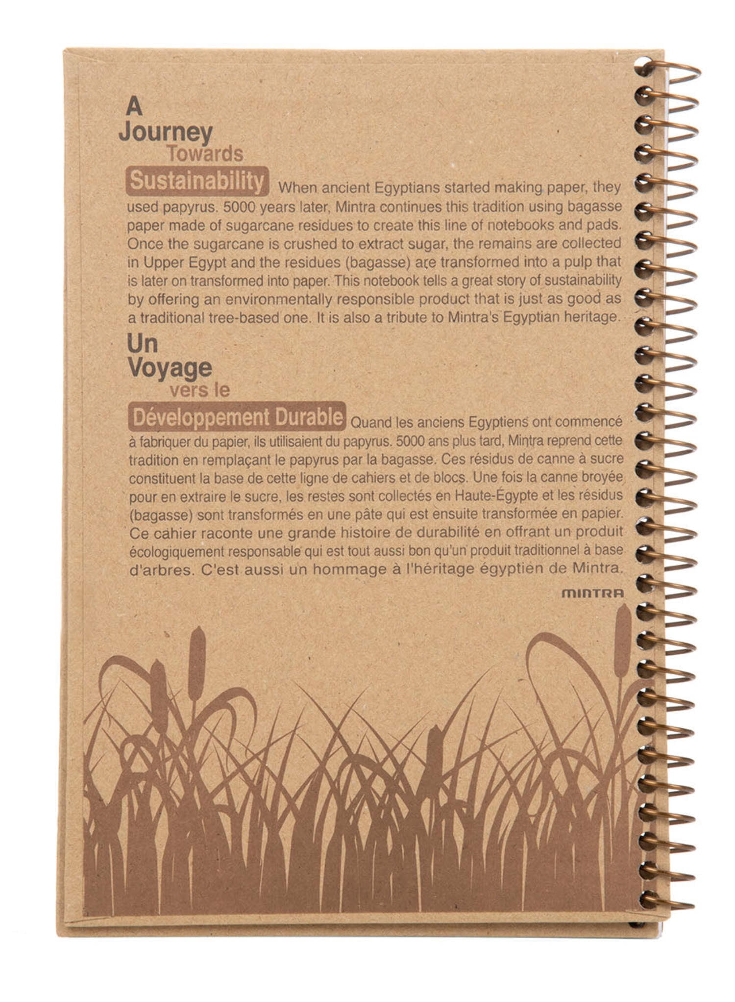 100% Recycled Kraft Junior Notebook (3 Pack) - Plain - 6.5in x 9.5in (07098)