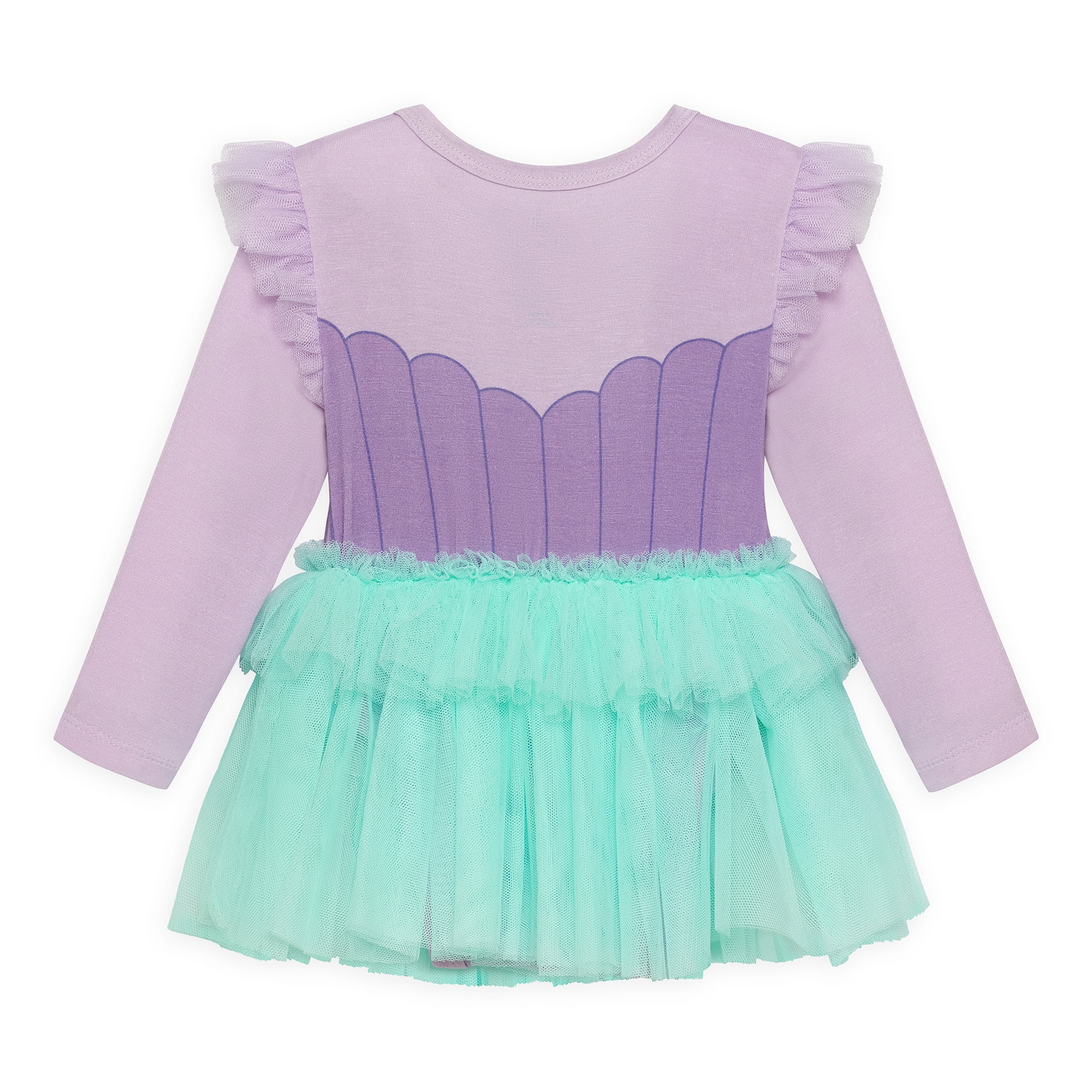 The Little Mermaid Baby Girls Cozy and Comfortable Viscose Cosplay Dress, Sizes 0/3M-24M