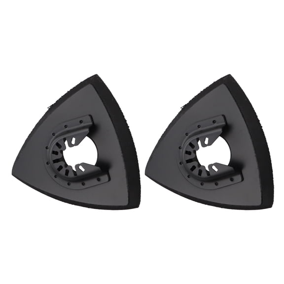 Triangular Oscillating Tool Sanding Pad Quick Release Fit Multi Tool 2Pcs 93Mm