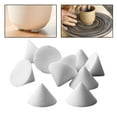 thumbnail image 4 of 10 unids / set de soporte para uñas, almohadilla, cerámica refractaria, herramienta de arte, herramienta de horno para esmalte de flores, esmalte tran Baoblaze Clavos cónicos independientes, 4 of 8