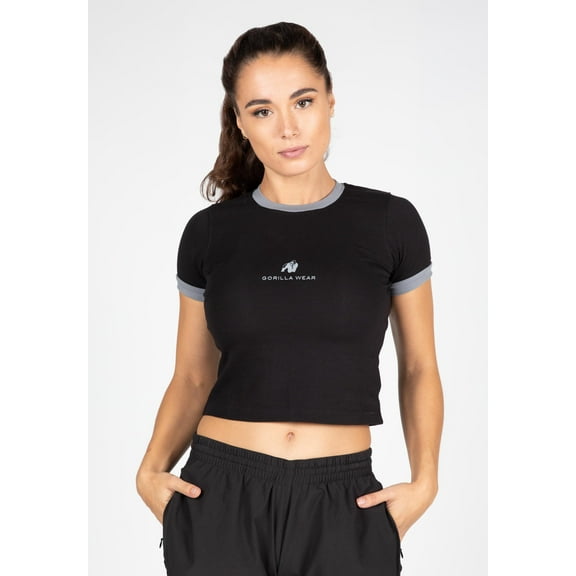 New Orleans Cropped T-shirt - Black
