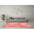 thumbnail image 3 of Ahgly Company Indoor Round Patchwork Red Transitional Area Rugs, 8' Round, 3 of 4