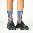 thumbnail image 4 of Honeii Majestic Fantasy Castle Print Children's Colorful Socks,Unisex Kids and Toddlers' Cushioned Sock,Kids Athletic Crew Socks,for Everyday Wear and Sports, 4 of 5