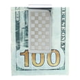 thumbnail image 3 of CTM  Stainless Steel Checkerboard Money Clip (Men), 3 of 3