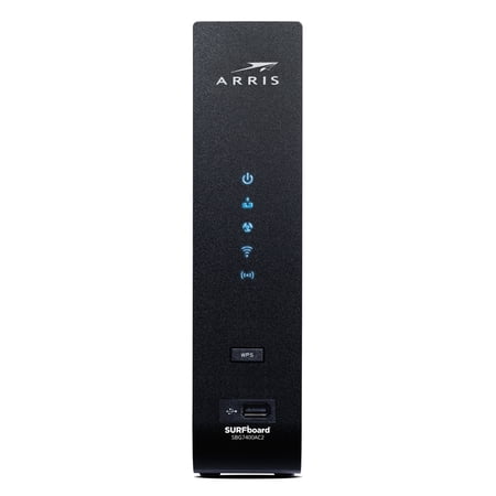 UPC: 0612572214060 | ARRIS Surfboard (24×8) DOCSIS 3.0 Cable Modem / AC2350 Dual-Band Wifi Router (SBG7400AC2)  Wireless Technology – New Condition