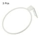 thumbnail image 3 of Soporte de pared en anillo Uxcell para macetas, blanco, paquete de 3, 5 pulgadas, 3 of 4
