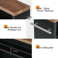 thumbnail image 4 of Slim Storage Cart, Rolling Narrow Kitchen Cart on Wheels for Small Place, 4 of 19
