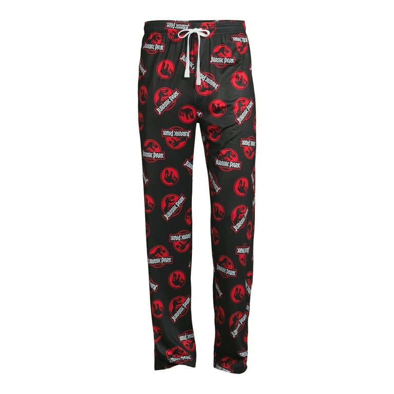 Jurassic Park Adult Mens Logo Pajamas Sleep Pants Sizes S 2XL Walmart