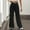 Black, variant on Solid Color Wide Leg Joggers for Women High Waisted Drawstring Lounge Pants with Pockets GYS