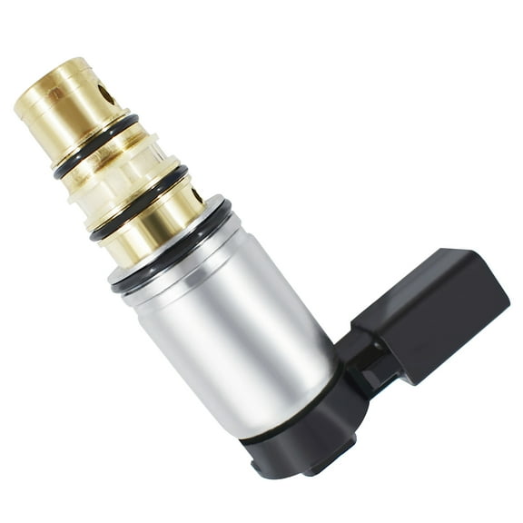 AC Compressor Replaces 1K0820803S 1K820859F Fits for Audi A3 2007-2014 Control Solenoid Valve Replacement for Volkswagen CC Golf GTI Jetta Beetle Passat Rabbit Tiguan 2005-2014 PXE16 EV-019