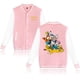 thumbnail image 2 of Chaqueta bomber con dibujo de perro Pluto para mujer y hombre, chaqueta de béisbol de otoño, abrigo de estudiante, ropa de calle, chaqueta bomber Harajuku para universidad, 2 of 5