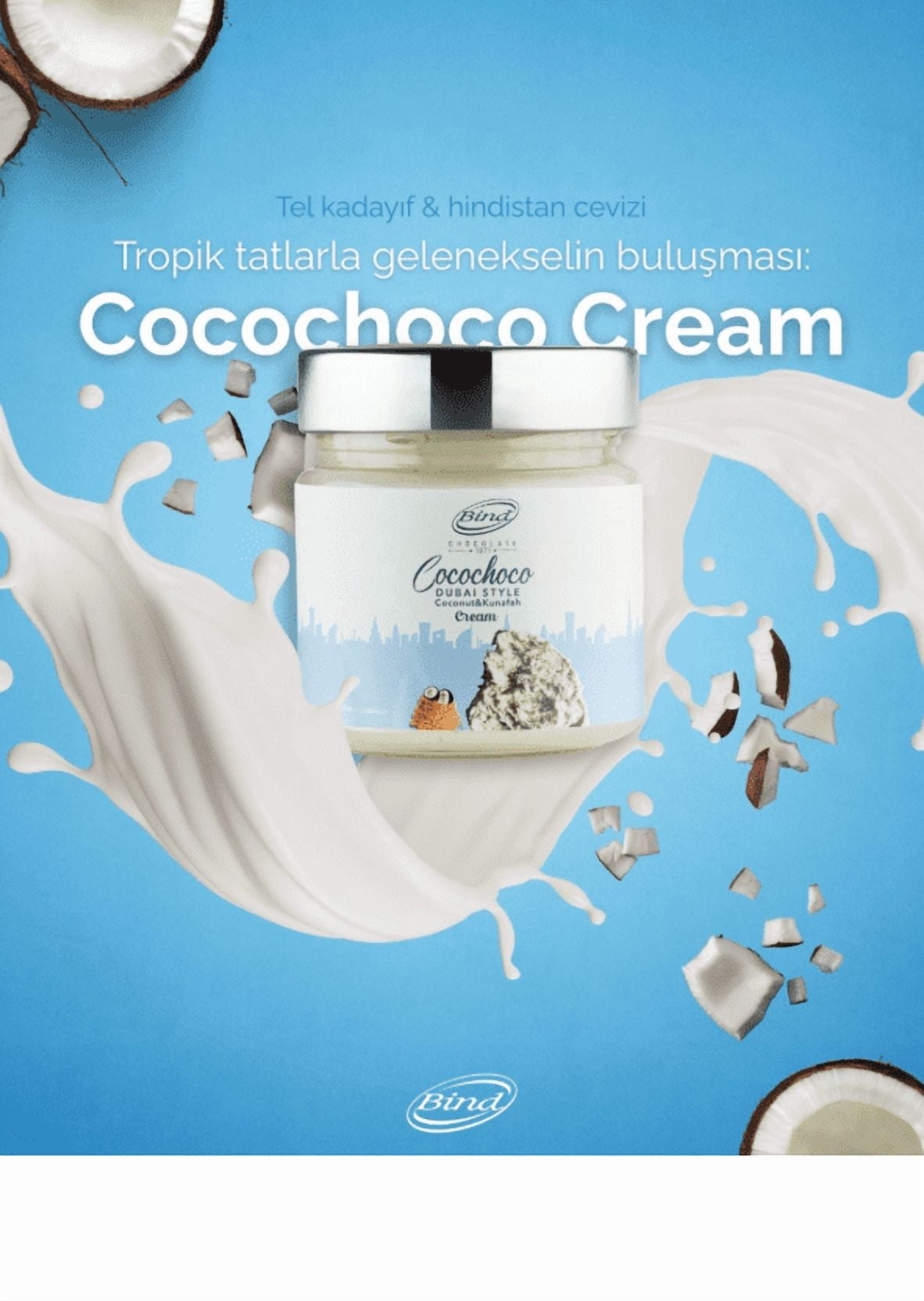 BIND COCOCHOCO DUBAI STYLE CREAM WITH COCONUT & KUNAFAH - Walmart.com