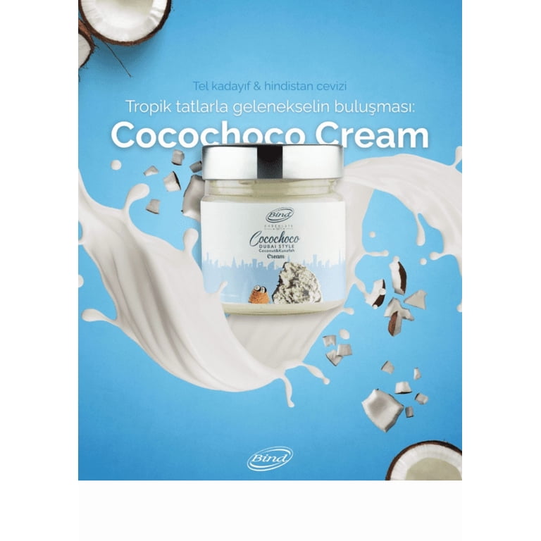 BIND COCOCHOCO DUBAI STYLE CREAM WITH COCONUT & KUNAFAH - Walmart.com