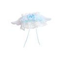 thumbnail image 2 of Collar de encaje para muñeca de peluche CUTICAT babero con escote de encaje azul 17 cm, 2 of 8