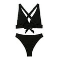thumbnail image 2 of BeAi Two Piece Swimsuit for Women Over 50 Bikini Sets for Women Sexy Thong Swimwear for Women Tummy Control One Piece Modest Tankini Sets for Women Criss Cross Back Previous Orders, 2 of 6
