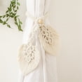 thumbnail image 6 of Curtain Tieback Double Leaf Tassels Rope Holdback for Wedding Parties Decors, 6 of 16