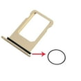 thumbnail image 4 of LIBAI-V Sim Card Tray Slot Replacement for iPhone 7 Plus with Waterproof Rubber & Remover Eject Pin + Cloth (glod), 4 of 4