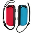 thumbnail image 3 of Nintendo Joy-Con Controllers with Straps - Left Neon Blue/Right Red (HAC-015/16), 3 of 5