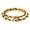 Gold 9.05 inches, variant on Gothic Punk Bracelet Titanium Steel Bangle .05 inches