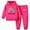 Y148-Hot Pink, variant on NOLDARES Boys Girls 2 Piece Graphic PrintHoodie & Jogger Pants Sweatsuit Quick-Dry,Warm Yet Breathable for School & Sports(Y148-Pink)