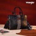 thumbnail image 3 of Wrangler HANDBAG Wrangler Tote Bag for Women Western Woven Shoulder Purse Leopard Print Handbags, Leopard-Black, 3 of 7
